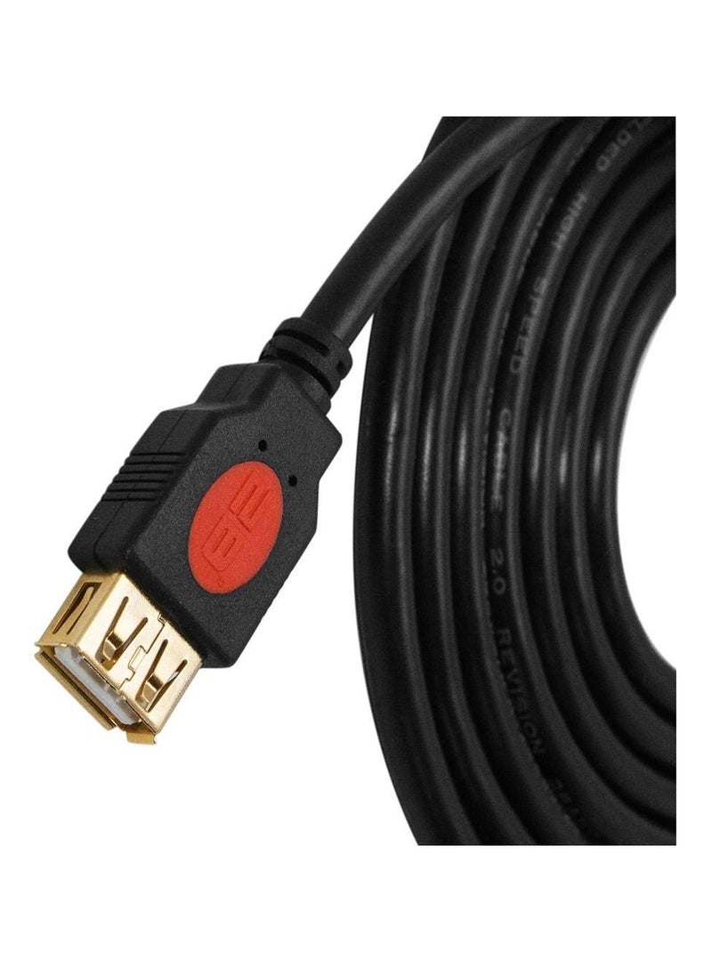USB CABLE EXTENTION FROM 2B 3 METERS LONG USB 3.0 SUPPORTED suitable for all connections and supports reading data
