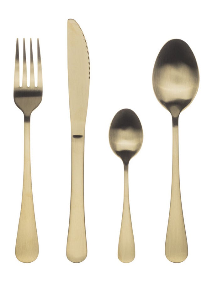 BERGNER - 24-Piece Munich Matt Finished Stainless Steel Cutlery Set - Image 1