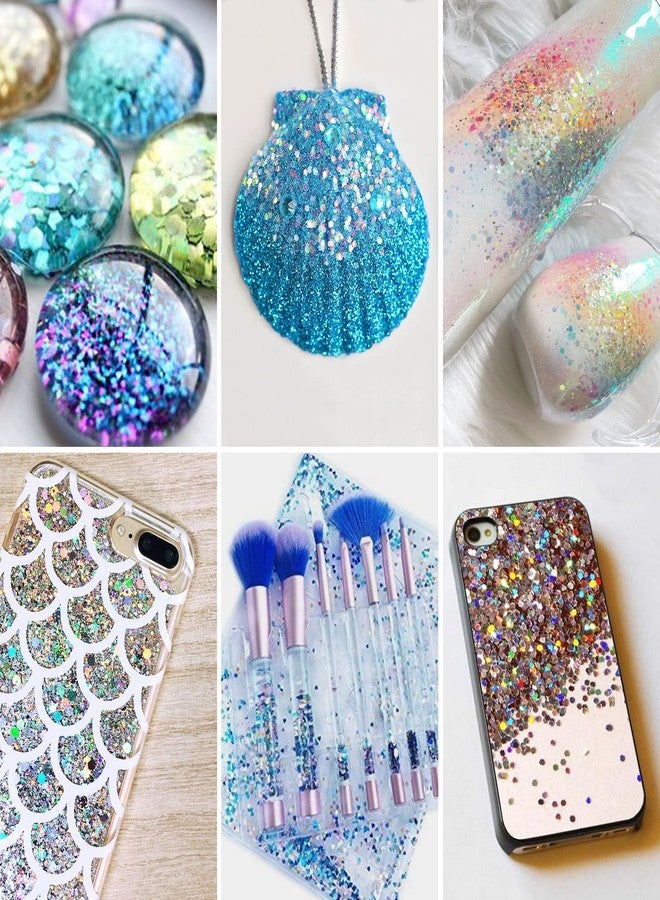 تورك بريق أسود سميك من TORC، 4 أونصة، مناسب لأعمال الراتنج والفنون وفن الأظافر ومستحضرات التجميل ومكياج المهرجانات، 1/10 (2.5 مم) - Image 5