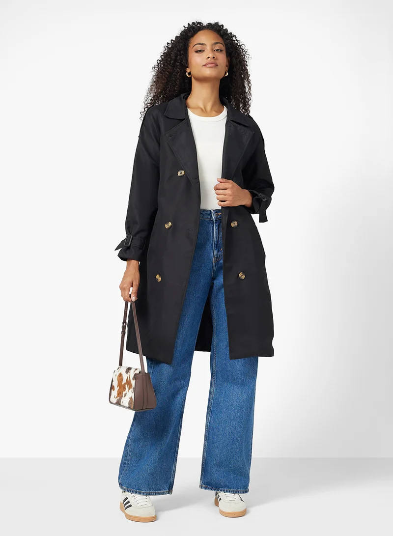 Ginger Oversize Woven Trench Coat