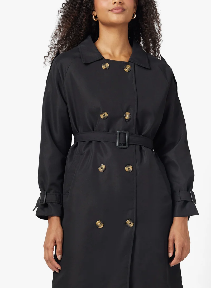 Ginger Oversize Woven Trench Coat