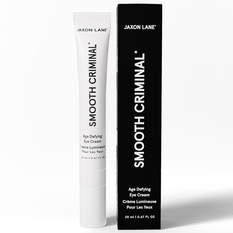JAXON LANE Under Eye Cream for Dark Circles and Puffiness SMOOTH CRIMINAL Age Defying Niacinamide and Caffeine Eye Cream for Puffy Eye Bags Treatment for Men Anti Aging Wrinkle Removal with Bakuchiol - Image 1
