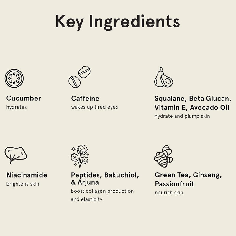 JAXON LANE Under Eye Cream for Dark Circles and Puffiness SMOOTH CRIMINAL Age Defying Niacinamide and Caffeine Eye Cream for Puffy Eye Bags Treatment for Men Anti Aging Wrinkle Removal with Bakuchiol - Image 3