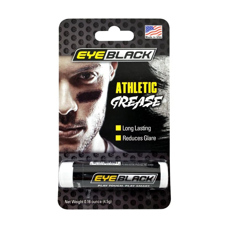 EyeBlack Anti-Glare Under Eye Black Sports Grease Stick for Pro Performance - Softball, Football, Baseball, Soccer, Cheer, Volleyball â€“ Tailgate, Championship, Playoffs, Game Day - 1 Stick - Image 2