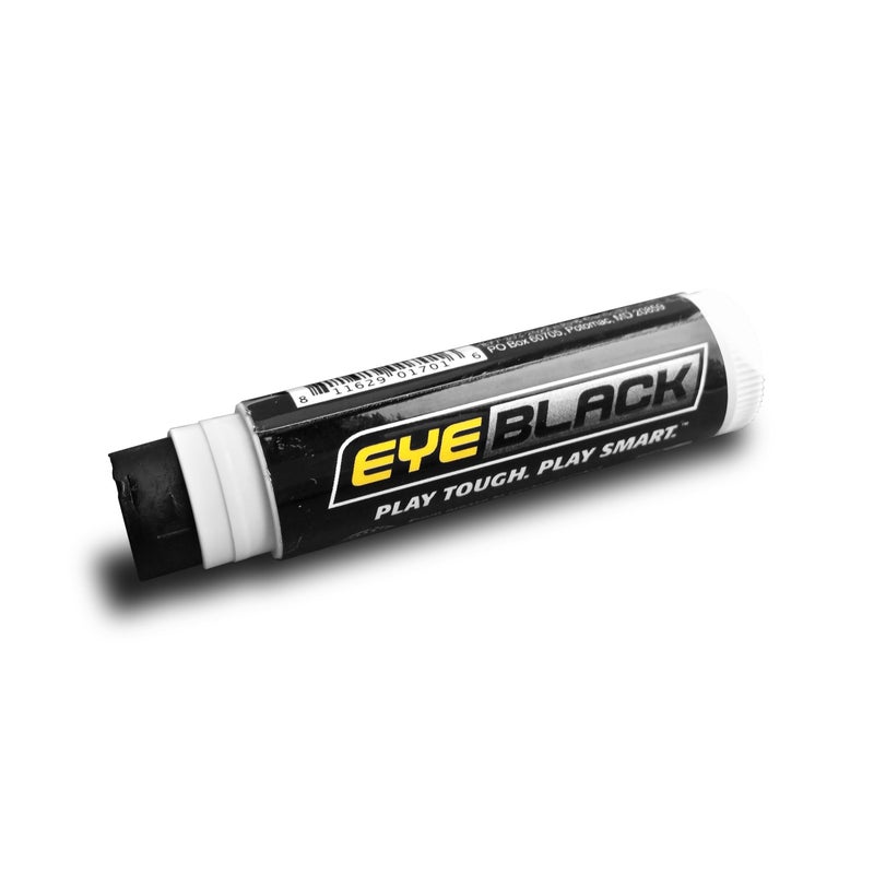 EyeBlack Anti-Glare Under Eye Black Sports Grease Stick for Pro Performance - Softball, Football, Baseball, Soccer, Cheer, Volleyball â€“ Tailgate, Championship, Playoffs, Game Day - 1 Stick - Image 1