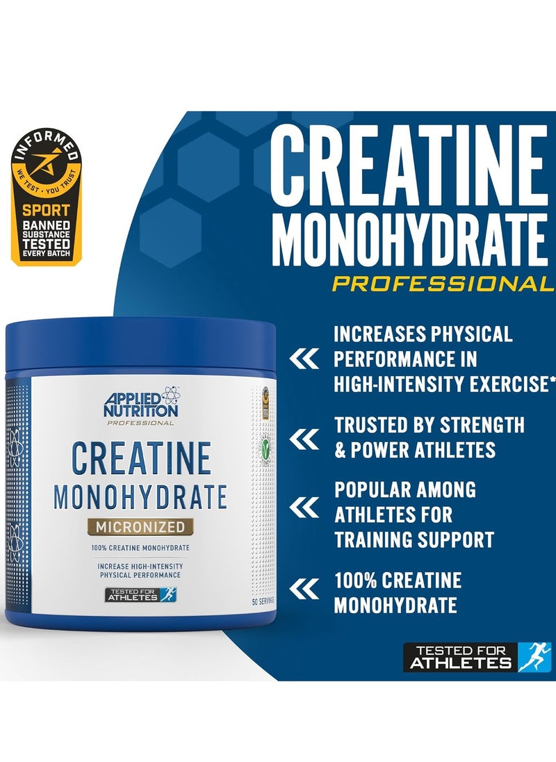 Applied Nutrition - Applied Nutrition Creatine Monohydrate 250 gm 50 Servings Unflavored - Image 1