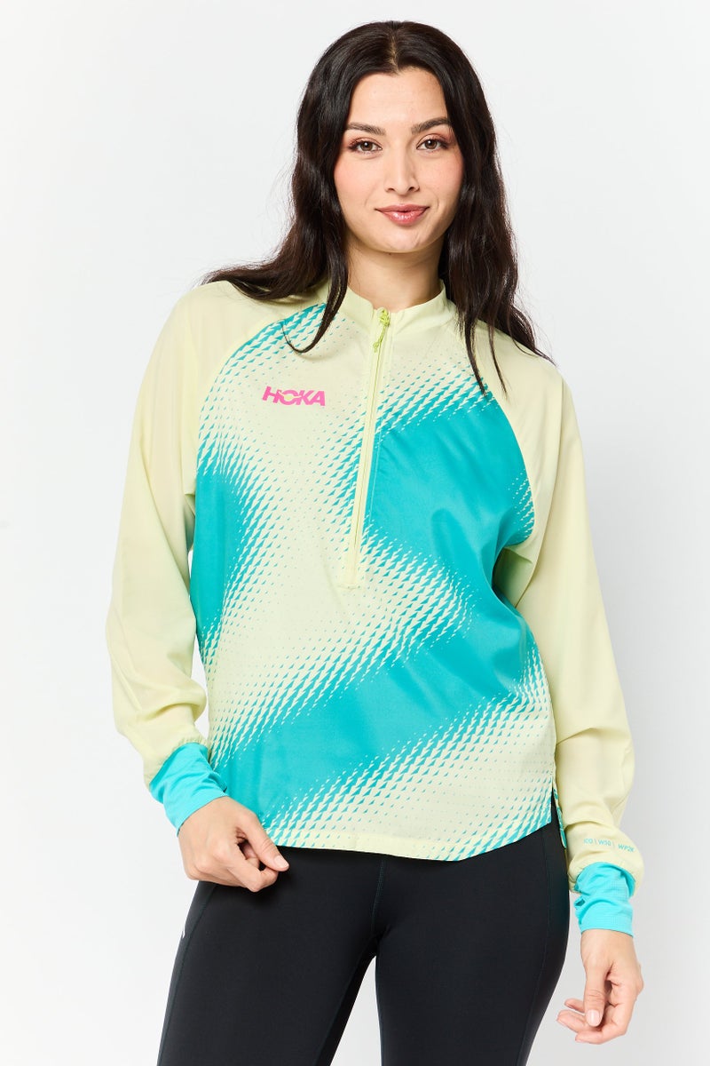 Hoka Women Sportswear Fit Training Wind Shell Jacket, Multicolor - Image 1