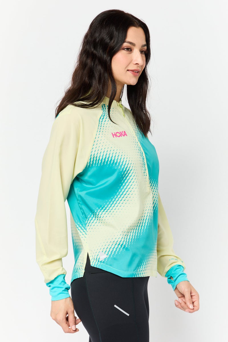 Hoka Women Sportswear Fit Training Wind Shell Jacket, Multicolor - Image 3