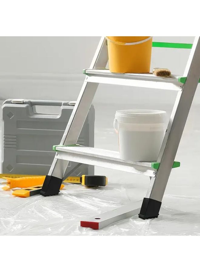 8 قطع أغطية أقدام سلم سوداء غير قابلة للانزلاق واقيات أرجل مطاطية للاستخدام المنزلي والتجاري - Image 5