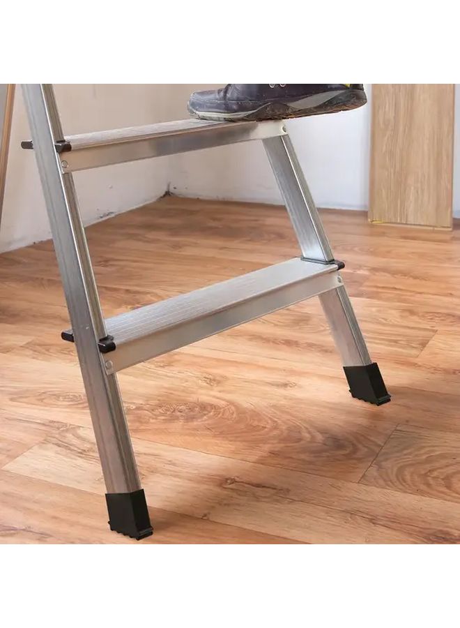 8 قطع أغطية أقدام سلم سوداء غير قابلة للانزلاق واقيات أرجل مطاطية للاستخدام المنزلي والتجاري - Image 3