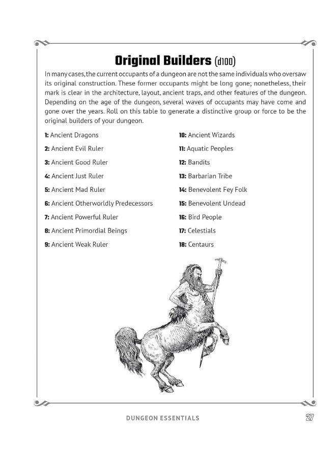 null - Random Tables: Dungeons And Lairs: The Game Master's Companion for Creating Secret Entrances, Rumors, and More - Image 1