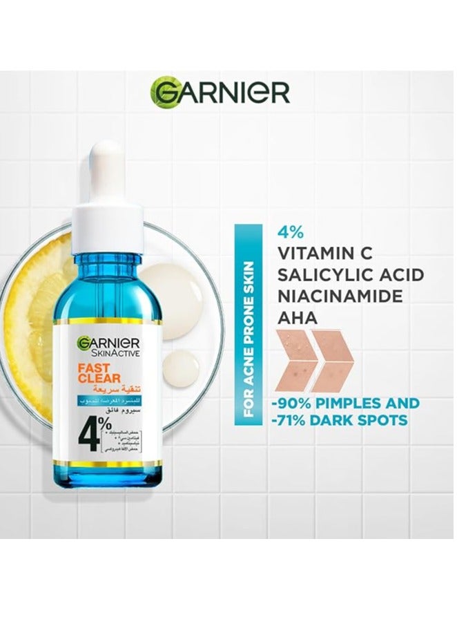 Garnier Skinactive Fast Clear Booster Face Serum, For Acne Prone Skin, With Salicylic Acid, 15ml  - Image 4