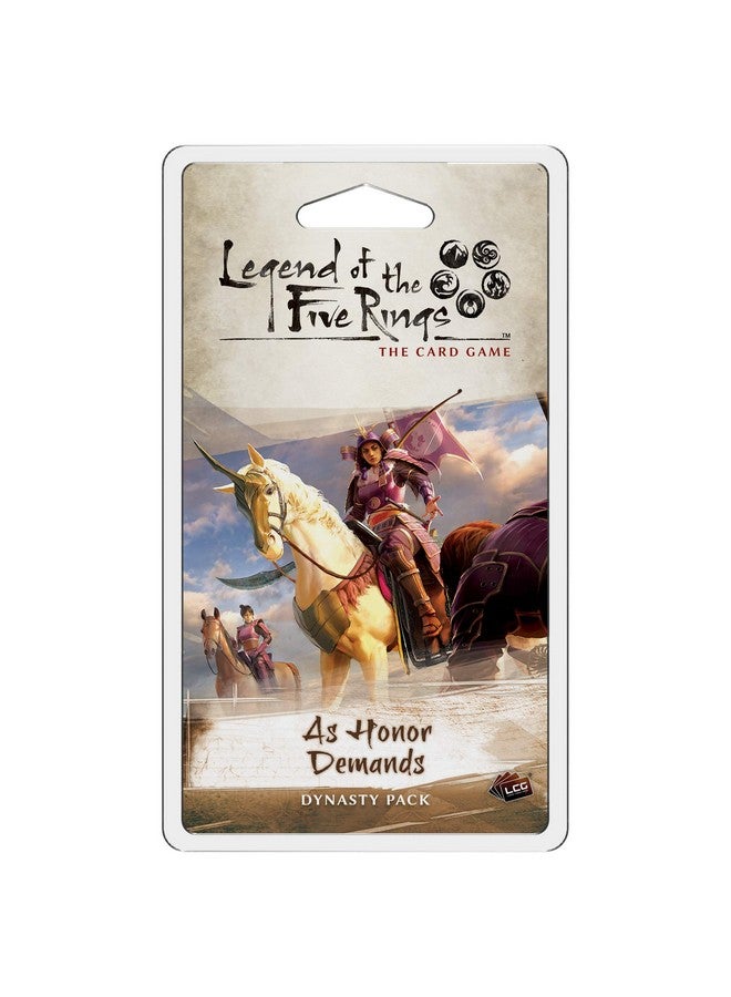 Fantasy Flight Games Legend of The Five Rings: The Card Game As Honor Demands Dynasty Pack - Tactical Strategy Game for Kids & Adults, Ages 14+, 2 Players, 45-90 Minute Playtime, Made - Image 1