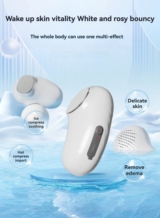 M MIAOYAN New hot and cold beauty instrument, facial cooling and heating beauty instrument, ice compress facial massage instrument, introduction instrument  - Image 3