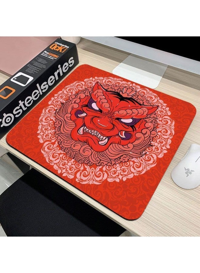 Electric Competition Tiger Mouse Pad Square Large Green Pillow Lingyun Fine-faced Table Pad Thickened Super Thick Game-Color:285*320*2mm (locking Edge)-Pattern:Hf【white Tiger】  - Image 3