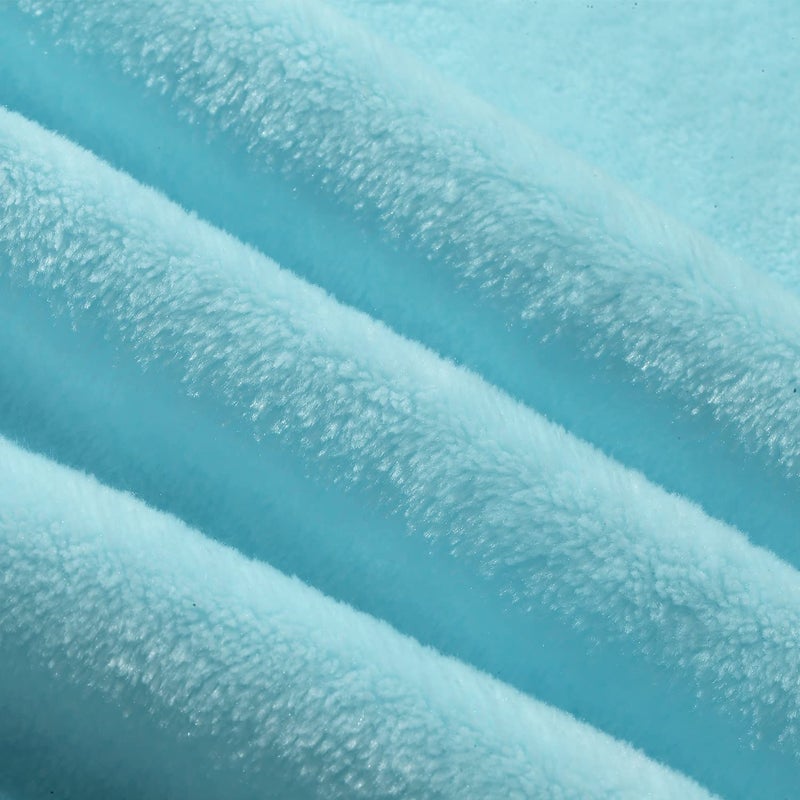 CREVENT 30''X40'' Cozy Fluffy Warm Fleece Infant Baby Blanket for Girls & Boys Toddler Crib Cot Stroller - Blue Cow - Image 5