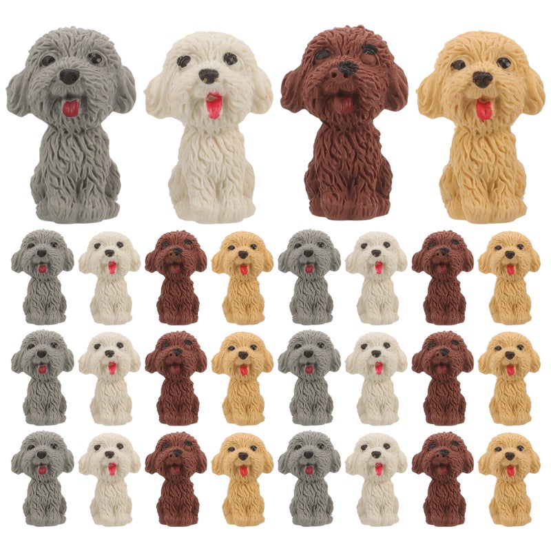 Eraser Pet Dog, Ideal for Kids' Art Projects, Durable Mini Size - Image 1