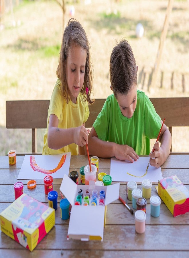 Jovi 724901 - School Tempera 35ML Assorted Colors - Box of 7 tins - Image 4