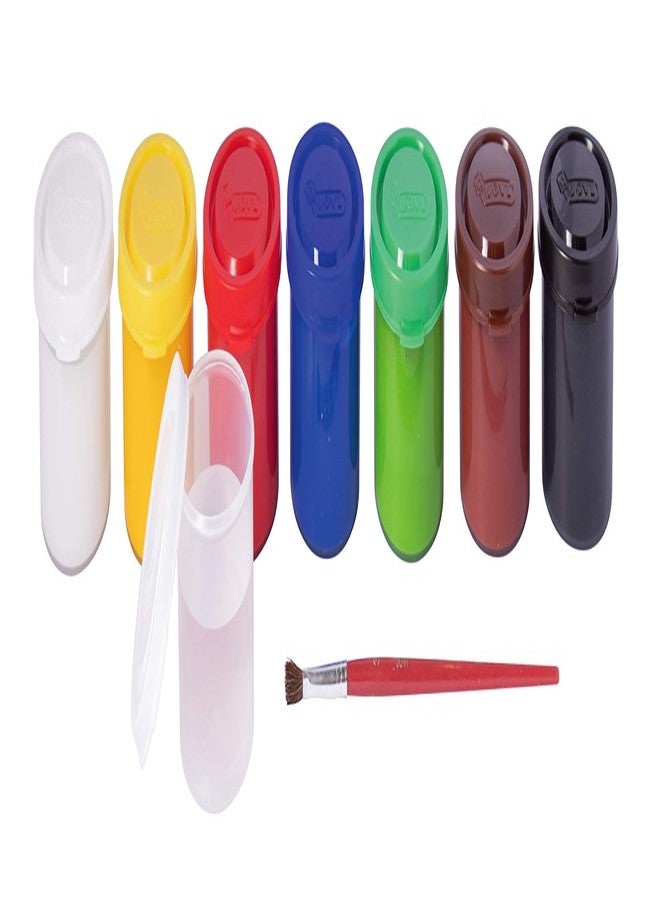 Jovi 724901 - School Tempera 35ML Assorted Colors - Box of 7 tins - Image 5