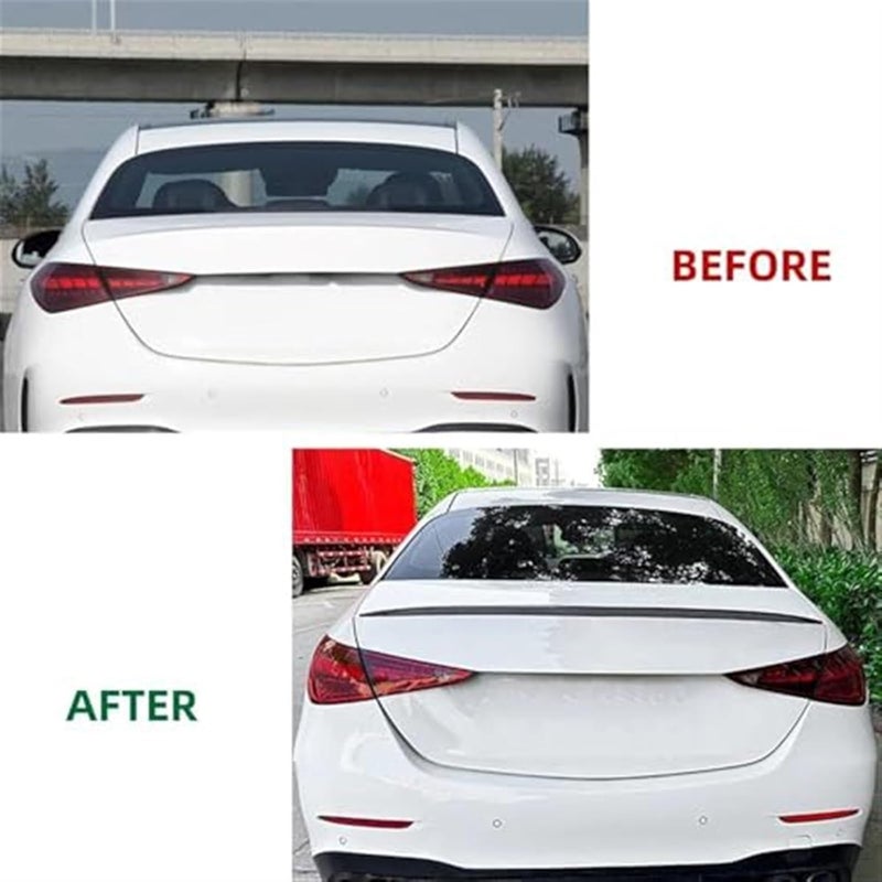 Wivplex Gloss Black Car Spoiler for C-Class W206 - Image 3