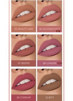 pudaier Pudaier Water Mist Liquid Lipstick: Rich Pigmentation & Hydrating Matte Finish Waterproof, Smudge-Proof, Long-Lasting Comfort – Shade 12#  - Image 4