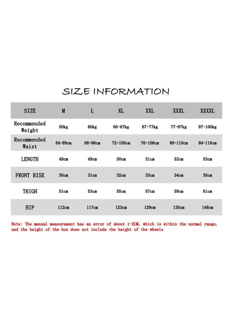 Y&D 1-Piece Men Swim Beach Shorts Quick Dry Swimming Trunks Drawstring Surfing Board Shorts Loose Boxers Short Pants  - Image 2