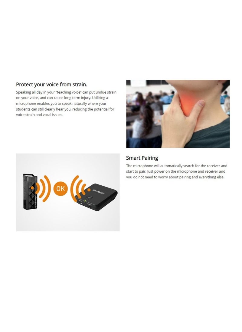 AVerMedia - Wireless Teacher Microphone AW313 - Image 1