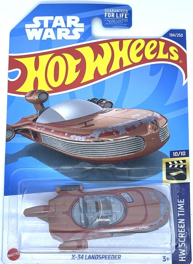 Hot Wheels 2022 - X-34 Landspeeder - HW Screen Time 10/10 [Brown] 194/250 - Image 1