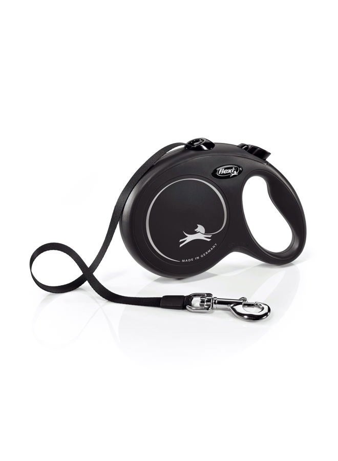 Flexi New Classic Tape Retractable Dog Leash for Large Dogs Upto 110 lbs. – 16 ft., Black | Tangle Free Pet Walking Leash with One-Handed Brake, Pause, Lock|German Quality Product - Image 1