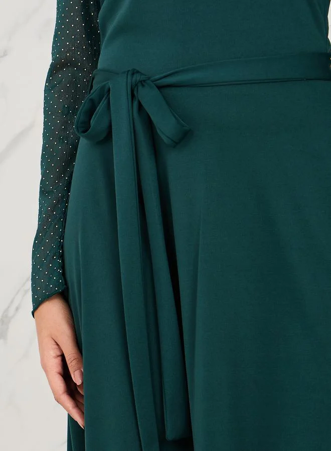 Styli Off-Shoulder Midi Dress