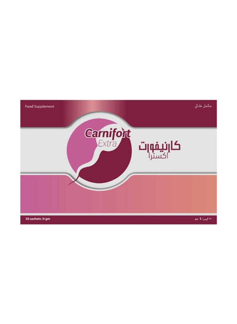 Noor AlQmar Carnifort Extra Supports Women’S Health, Regulates Hormones, Boosts Fertility - 30 Sachets  - Image 1