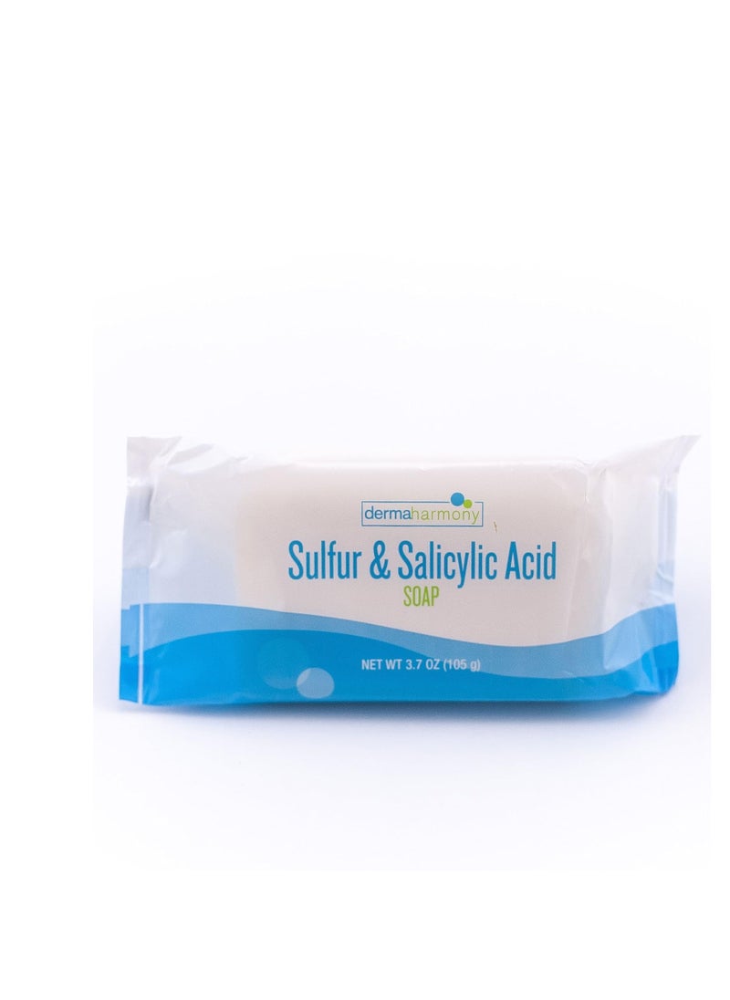 Dermaharmony - Dermaharmony Sulfur and Salicylic Acid Bar Soap - 3.7 oz (1 Bar) - Image 1