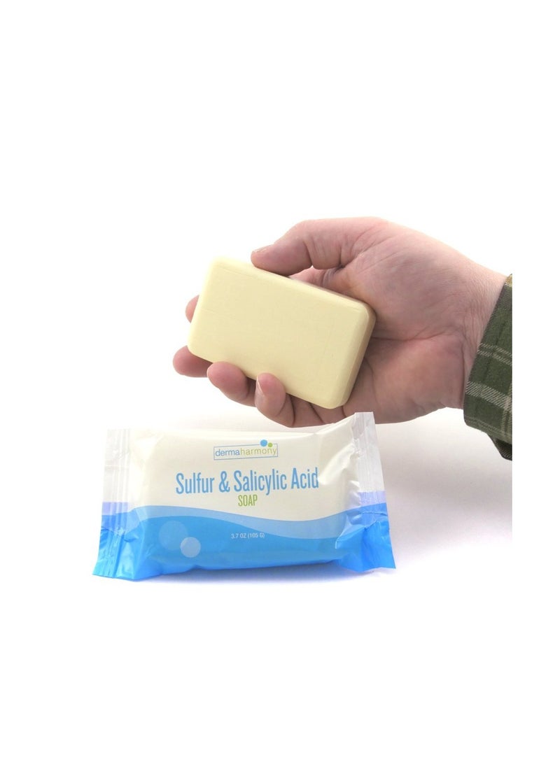 Dermaharmony - Dermaharmony Sulfur and Salicylic Acid Bar Soap - 3.7 oz (1 Bar) - Image 1