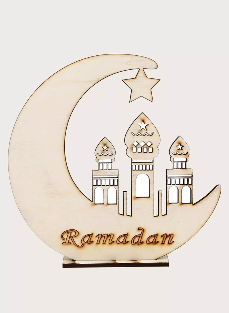 ماركة غير محددة 1 قطعة من مصابيح الزينة على شكل قمر رمضان  - Image 5