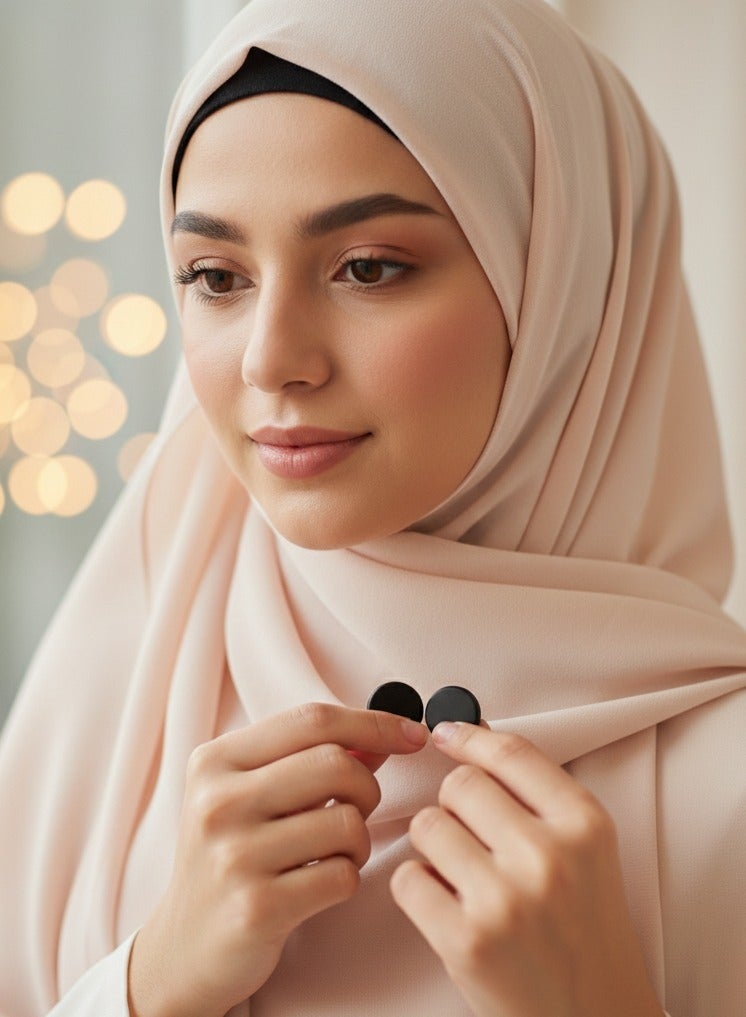 12 Magnetic Hijab Pins – Multi Color Set, Strong Hold, No-Snag Design, Secure Scarf Clips for Hijabs & Shawls - Image 2