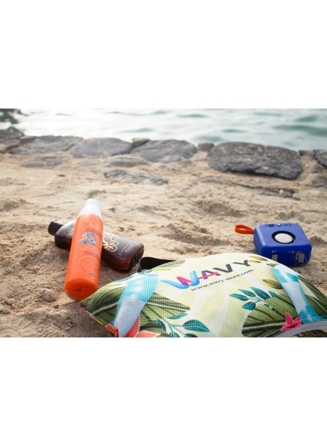 WAVY Beach Mat Model, Hello Summer Design - Image 5