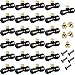 Ripeng Ripeng Misting Nozzles Kit Include Water Misting Nozzle Tees Thread 1/4 Inch and Brass Orifice Nozzle with Black Plug  - Image 2