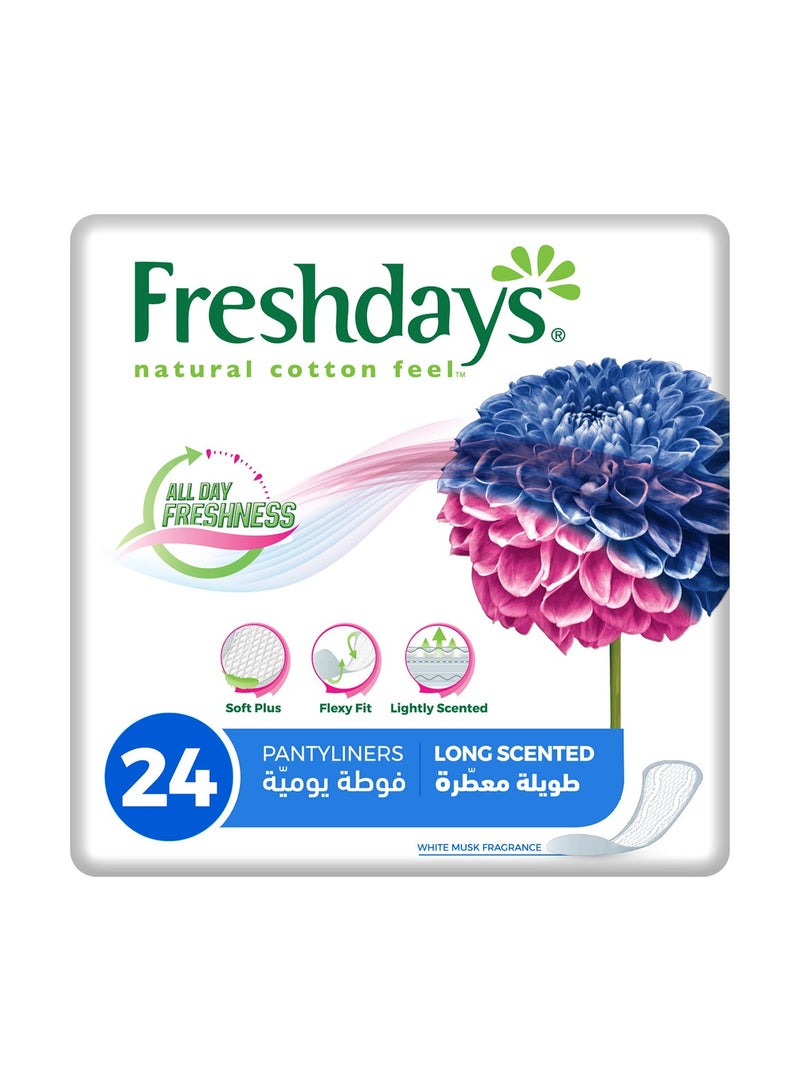 Freshdays Daily Liners Long Scented 24 Pcs - Image 1