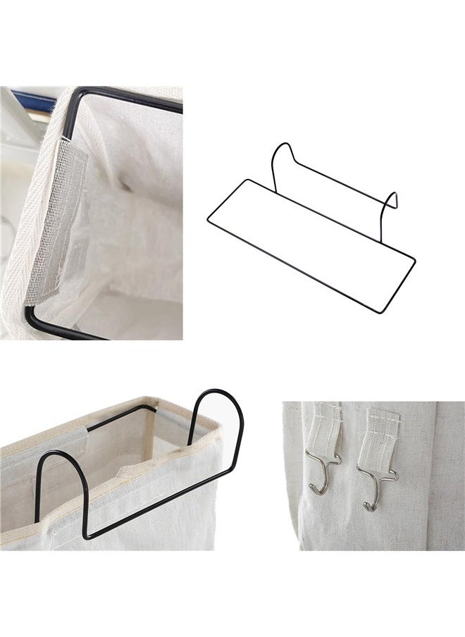 Generic Bedside Caddy Organizer - Hanging Bedside Storage Basket with Large Pockets and Hooks,  Dorm Rooms, Hospital Beds, and Small Apartments  - Image 2
