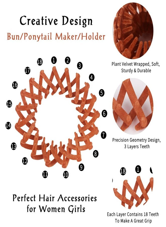 Shivashay 2Pcs Bird Nest Magic Hair Clip, Hair Accessories for Women,Hair Ties Bun Maker Scrunchies for Thick Thin Hair,Hair Clips for Women,Ponytail Holders (Pack of 2, Muticolour) - Image 4