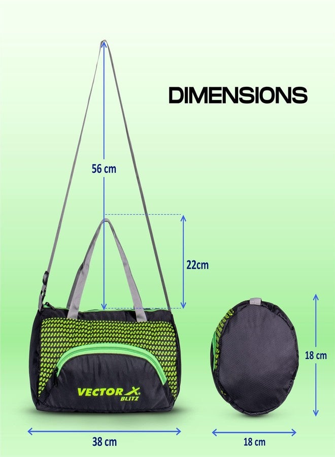 Vector X Blitz Gym Bag (Navy-Yellow) - Image 4