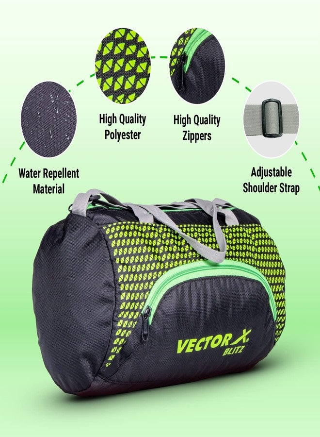 Vector X Blitz Gym Bag (Navy-Yellow) - Image 2