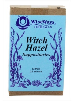 wise ways herbals WiseWays Herbals Witch Hazel Suppositories 12 Count  - Image 2