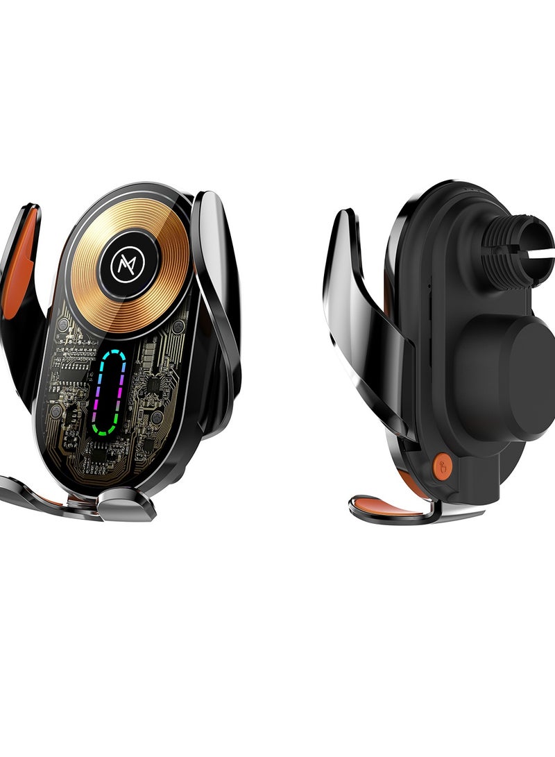 Max & Max Wireless Magnetic Fast Car Charger – Crystal Clear Auto Charging Holder for iPhone & Android - Image 2