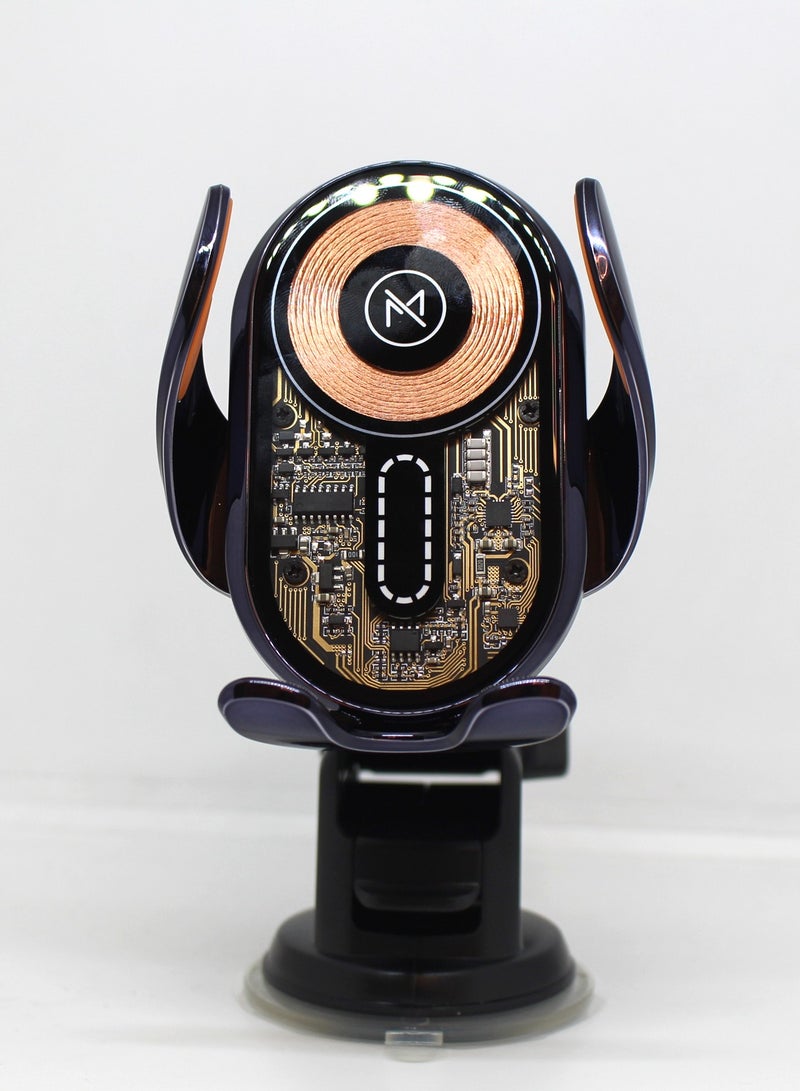 Max & Max Wireless Magnetic Fast Car Charger – Crystal Clear Auto Charging Holder for iPhone & Android - Image 5