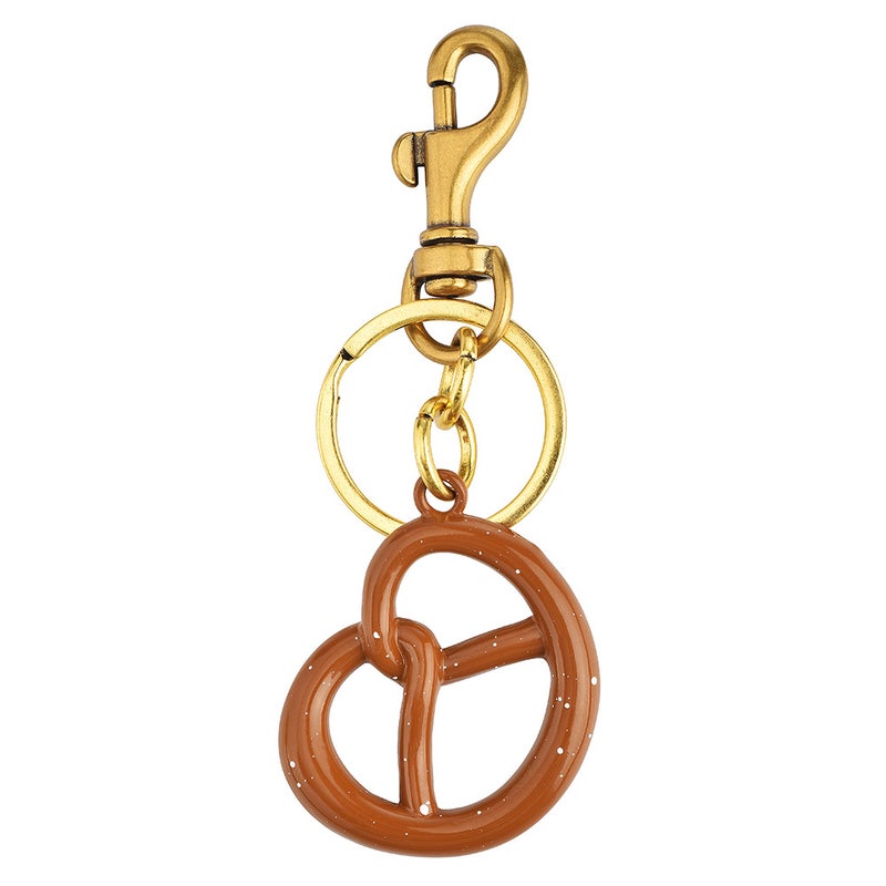 Pretzel Shape Keychain Cute Snack Food Pendant Bag Decorative Accessory Gift For Men Women - Image 5