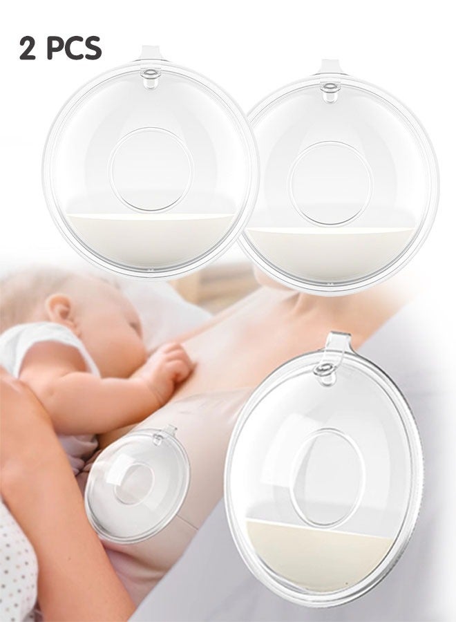 Sharpdo Silicone Nipple Shields, Breast Milk Collection Catcher for Breastfeeding Relief Protect Cracked, Sore, Engorged Nipples While Nursing or Pumping During The Day - Image 1