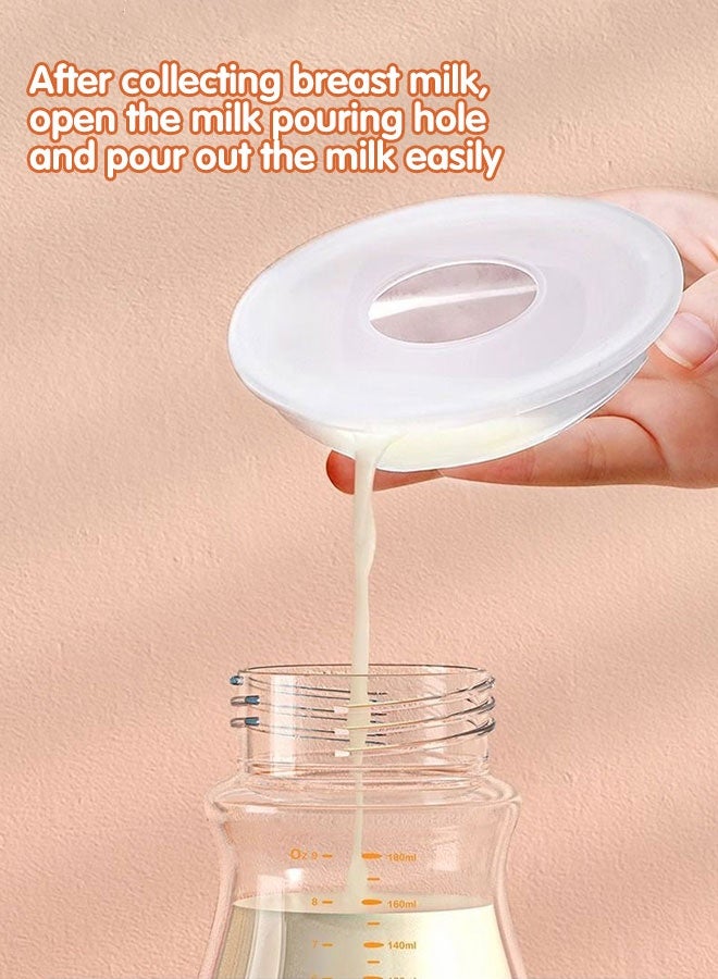 Sharpdo Silicone Nipple Shields, Breast Milk Collection Catcher for Breastfeeding Relief Protect Cracked, Sore, Engorged Nipples While Nursing or Pumping During The Day - Image 3