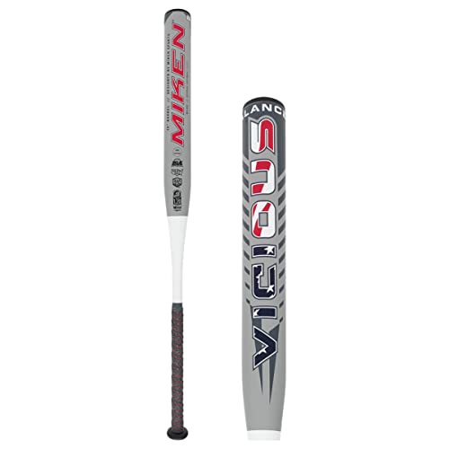 Miken Vicious 13 Balanced Dual Stamp Slow Pitch Softball Bat MV13B1 34 28 oz - Image 1