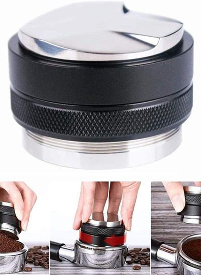 AOE Dual Head Coffee Distributor/Espresso Leveler u0026 Tamper Black 51mm - Image 5